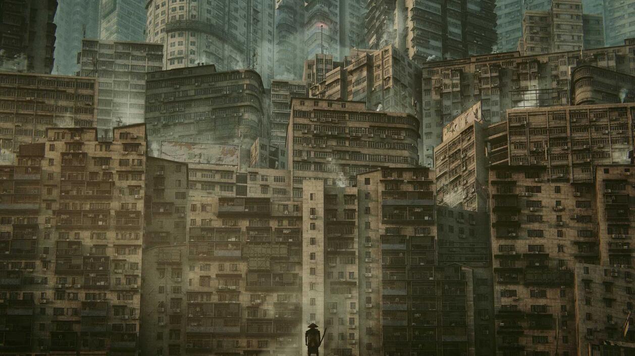 Kitbash3D-Future Slums未来贫民窟