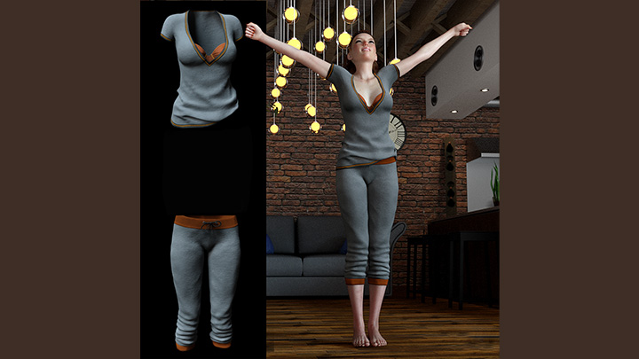 Daz3DPoser_女性角色521