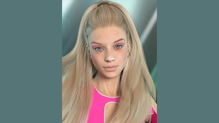 Daz3DPoser_女性人物3166