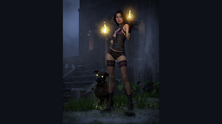 Daz3DPoser_女性人物3169