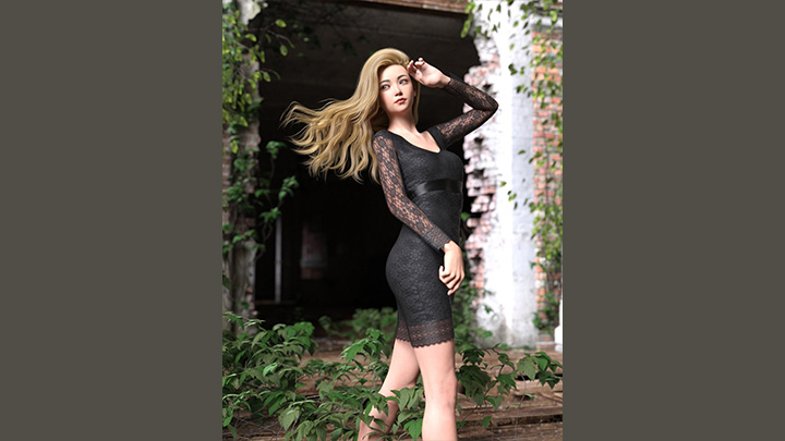 Daz3DPoser_女性人物3173