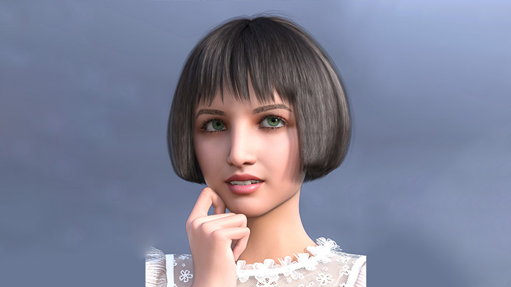 Daz3DPoser_女性人物3207