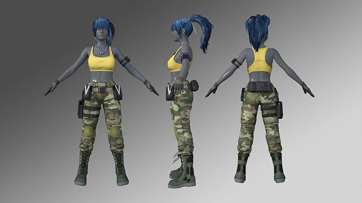 Daz3DPoser_女性人物3208