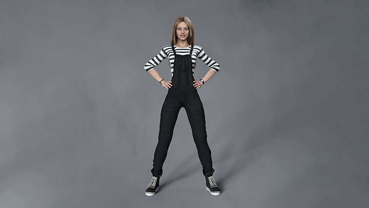 Daz3DPoser_女性人物3227