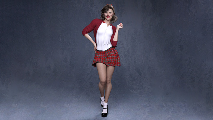 Daz3DPoser_女性人物3250