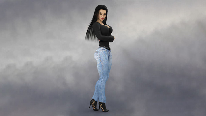 Daz3DPoser_女性人物3259