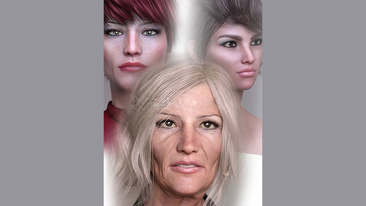 Daz3DPoser_女性人物3353