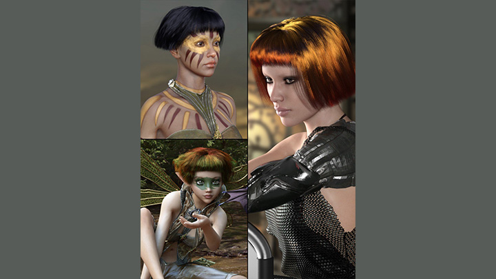 Daz3DPoser_女性人物3377