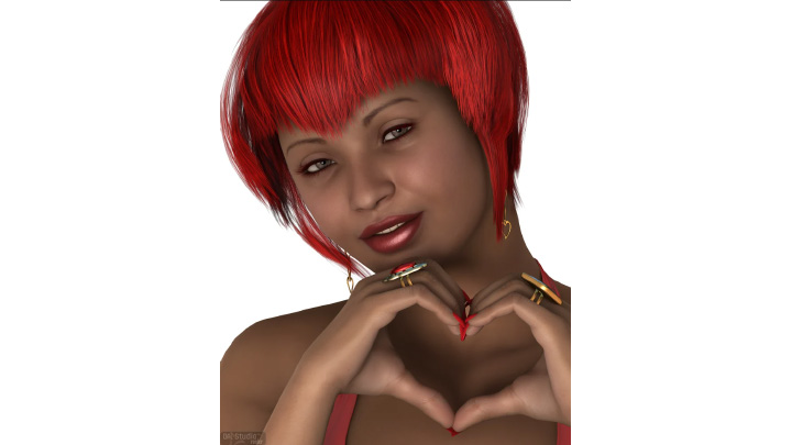 Daz3DPoser_女性人物3409