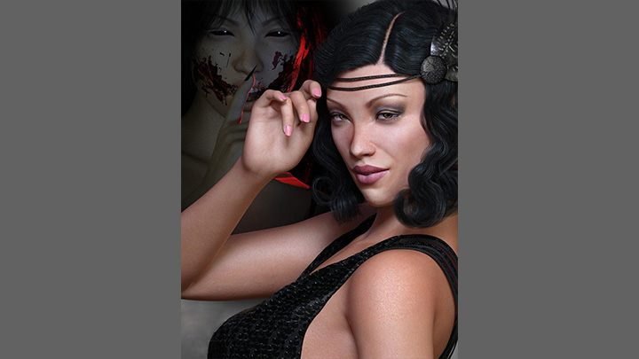 Daz3DPoser_女性人物3414