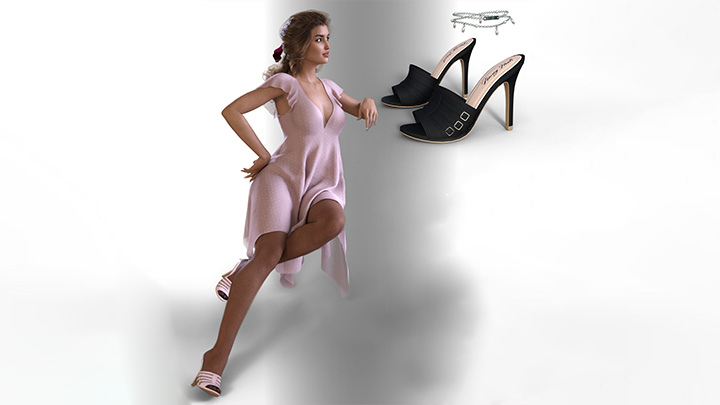 Daz3DPoser_女性人物3581