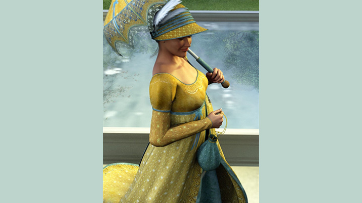 Daz3DPoser_女性人物3594