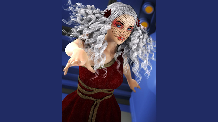 Daz3DPoser_女性人物3601