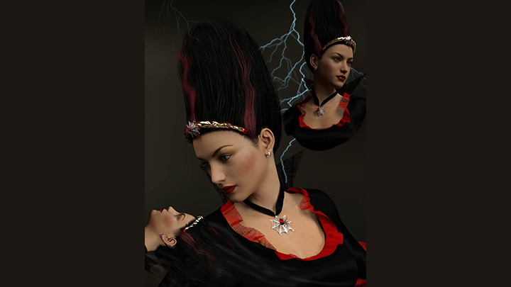 Daz3DPoser_女性人物3623