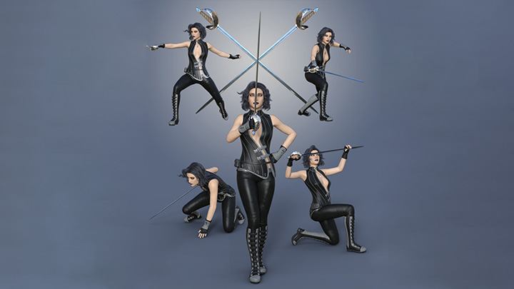 Daz3DPoser_女性人物3643