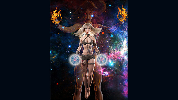 Daz3DPoser_女性人物3450