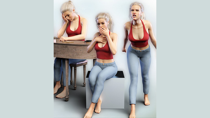 Daz3DPoser_女性人物3497