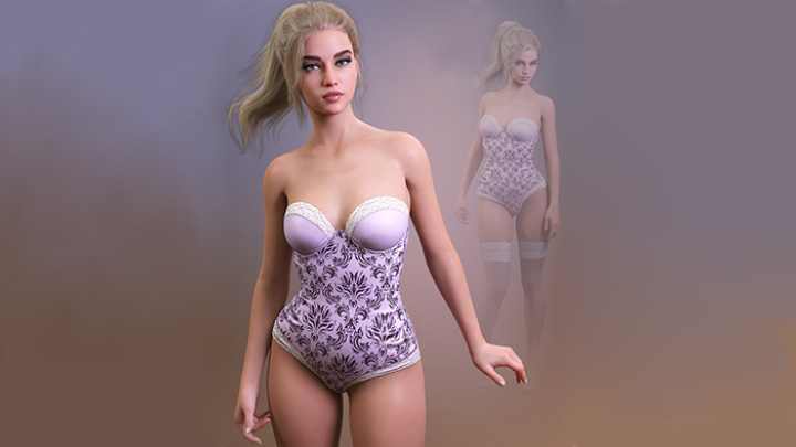 Daz3DPoser_女性人物3498