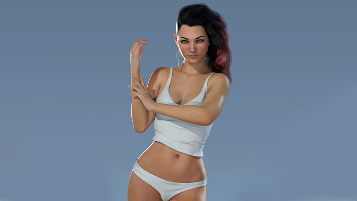 Daz3DPoser_女性人物3504