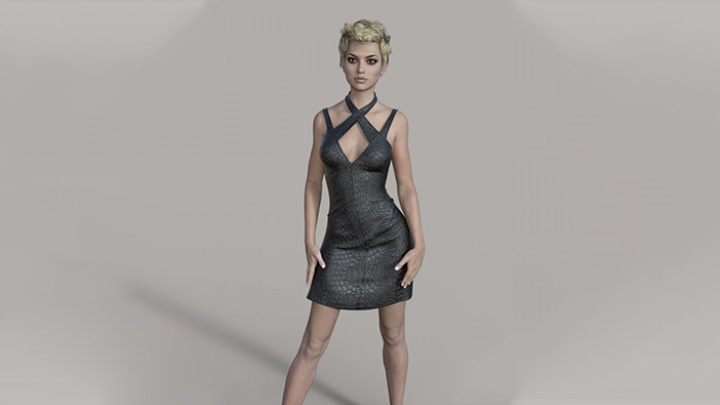 Daz3DPoser_人物白模022