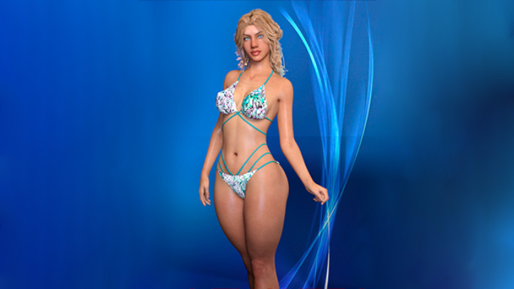 Daz3DPoser_人物白模028