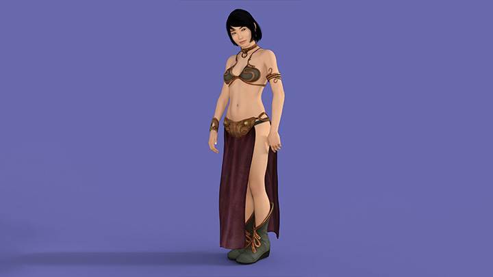 Daz3DPoser_人物白模029