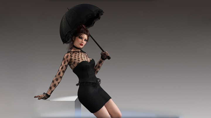 Daz3DPoser_人物白模032