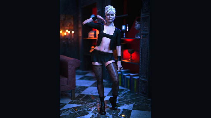 Daz3DPoser_性感美女909