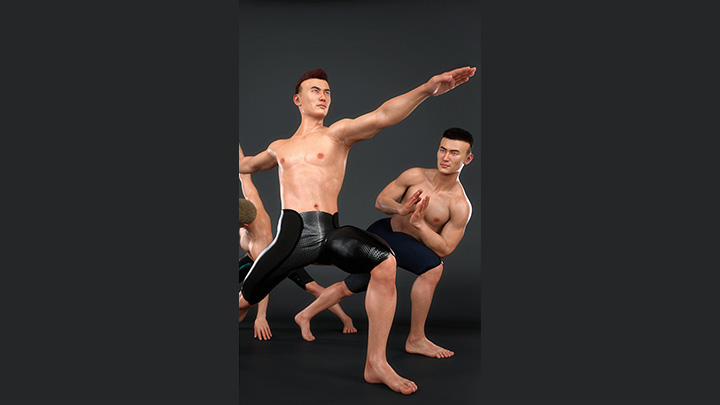 Daz3DPoser_男性人物774