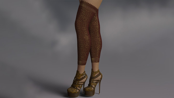 Daz3DPoser_泳装美女074