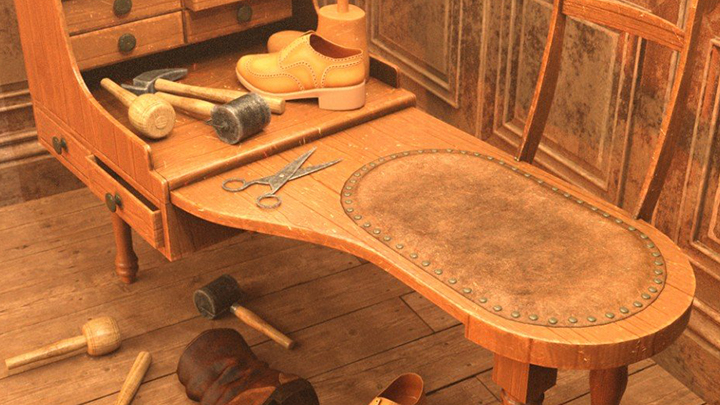 Daz3DPoser_修鞋桌001