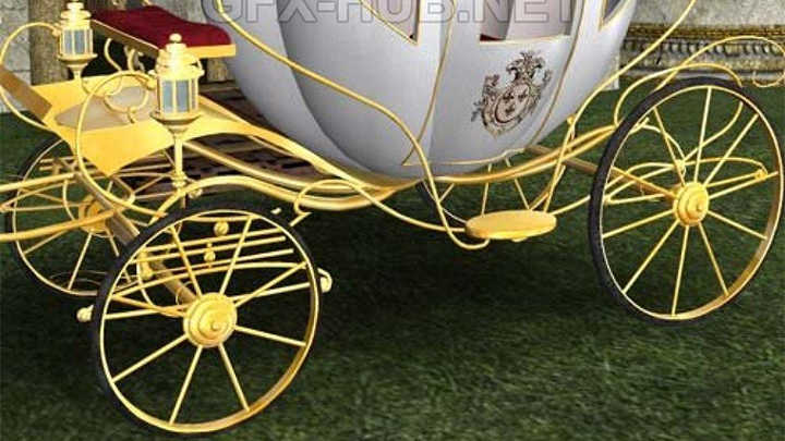 Daz3DPoser_南瓜车001