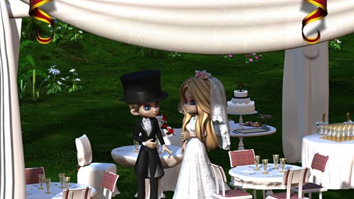 Daz3DPoser_卡通婚礼001