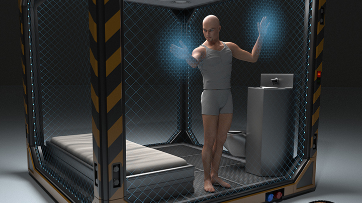 Daz3DPoser_囚禁室001