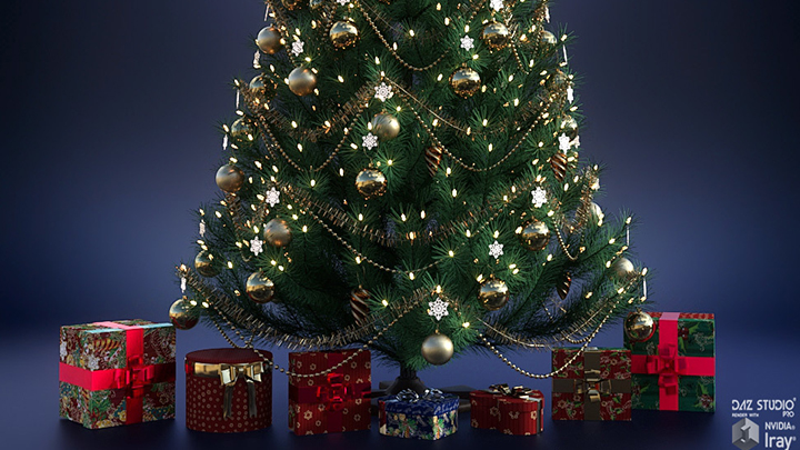 Daz3DPoser_圣诞树002