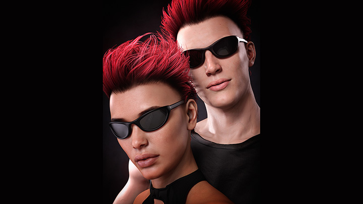 Daz3DPoser_太阳镜001