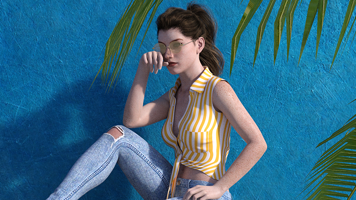 Daz3DPoser_女性204