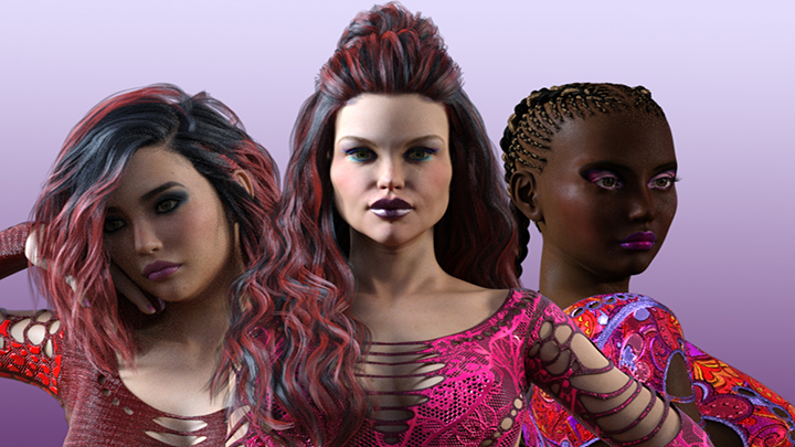 Daz3DPoser_女性322