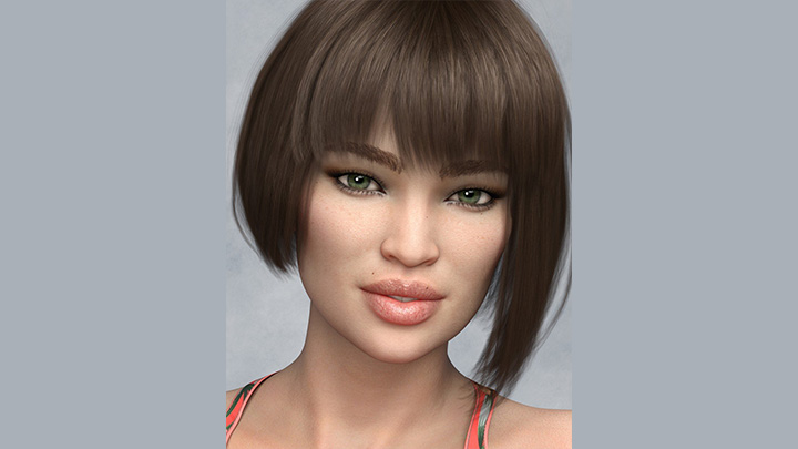 Daz3DPoser_女性人物3714