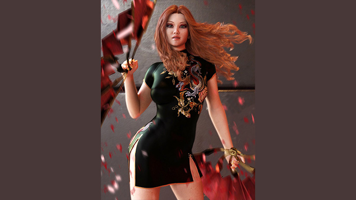 Daz3DPoser_女性人物3726