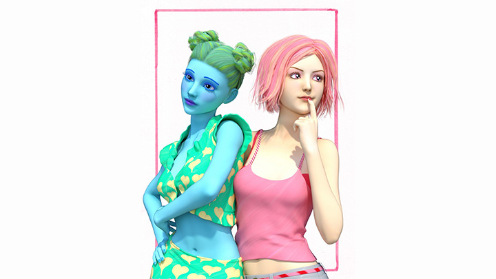 Daz3DPoser_女性人物3736