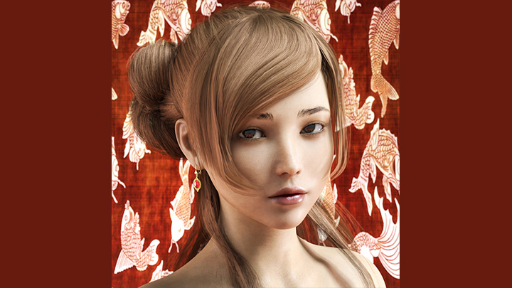 Daz3DPoser_女性人物3834