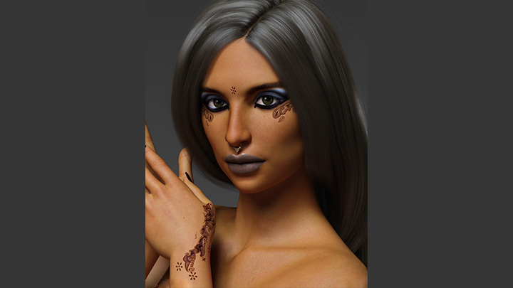 Daz3DPoser_女性人物3866