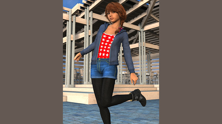 Daz3DPoser_女性人物3870