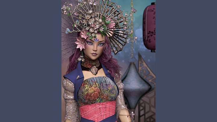 Daz3DPoser_女性人物3936