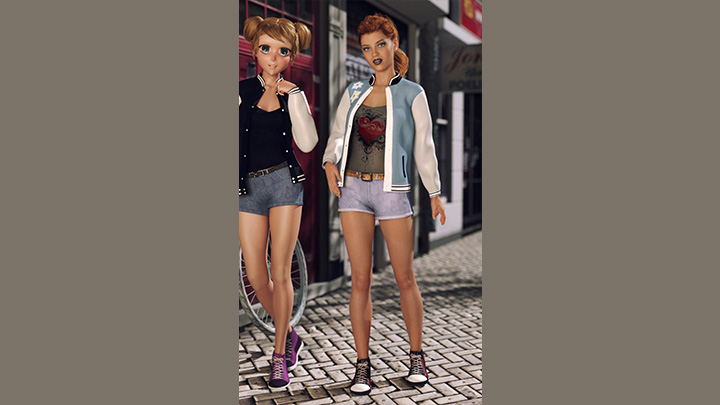 Daz3DPoser_女性人物3954