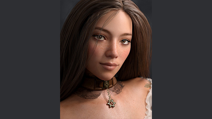 Daz3DPoser_女性人物3957