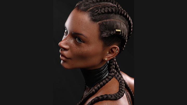 Daz3DPoser_女性人物4004