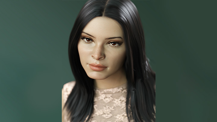 Daz3DPoser_女性人物4028