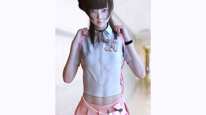 Daz3DPoser_女性人物4058